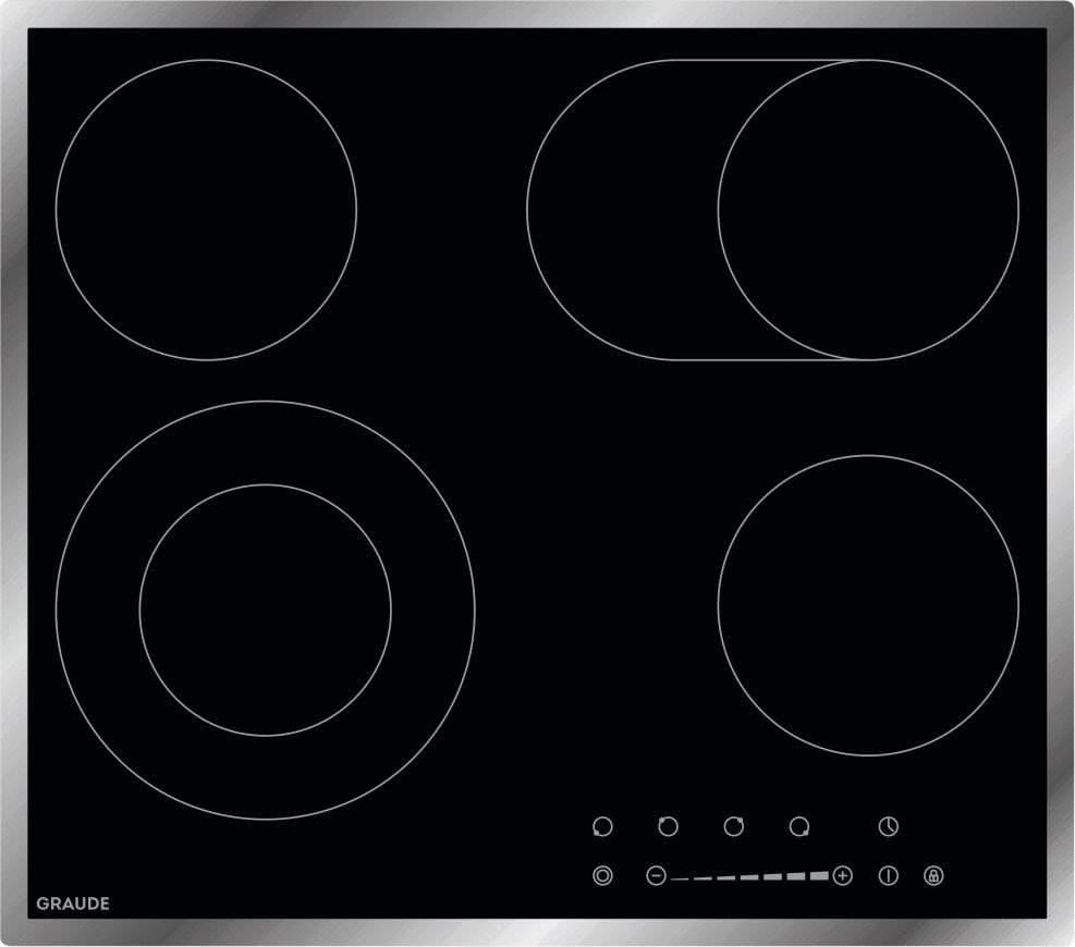 Стеклокерамическая варочная панель Premium  Graude EK 60.2 E